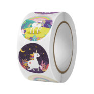 برچسب طرح یونیکورن مدل 01 بسته 500 عددی