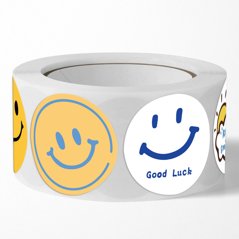برچسب طرح خنده مدل Smile مجموعه 500 عددی
